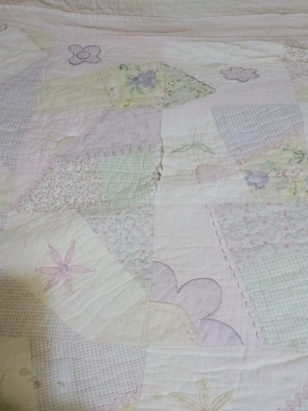 Double vintage quilt